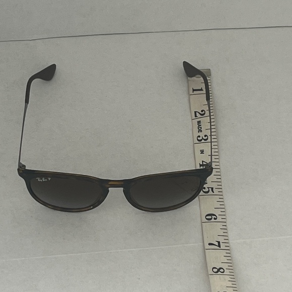 Ray Ban Erika Classic Sunglasses in‎ Light Havana and Brown With Case. - Picture 6 of 14